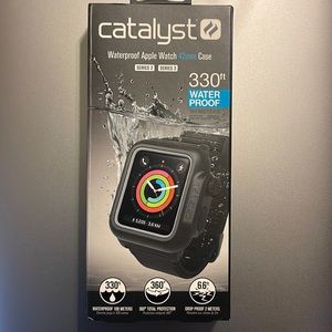 Black Catalyst Waterproof Apple Watch 42 mm Case. Series 2 and 3